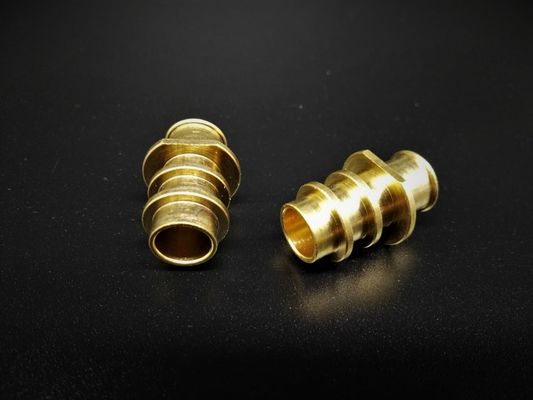 Connettore d'ottone lavorante del metallo di CNC del prototipo d'ottone per le parti dell'apparecchio ad aria compressa