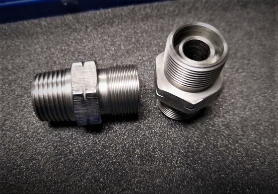 Il CNC su ordinazione del freno aerodinamico parte gli accessori per tubi del connettore maschio dell'adattatore del filo maschio