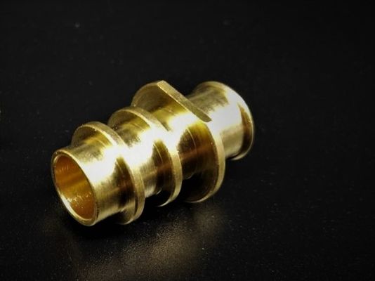 Connettore d'ottone lavorante del metallo di CNC del prototipo d'ottone per le parti dell'apparecchio ad aria compressa